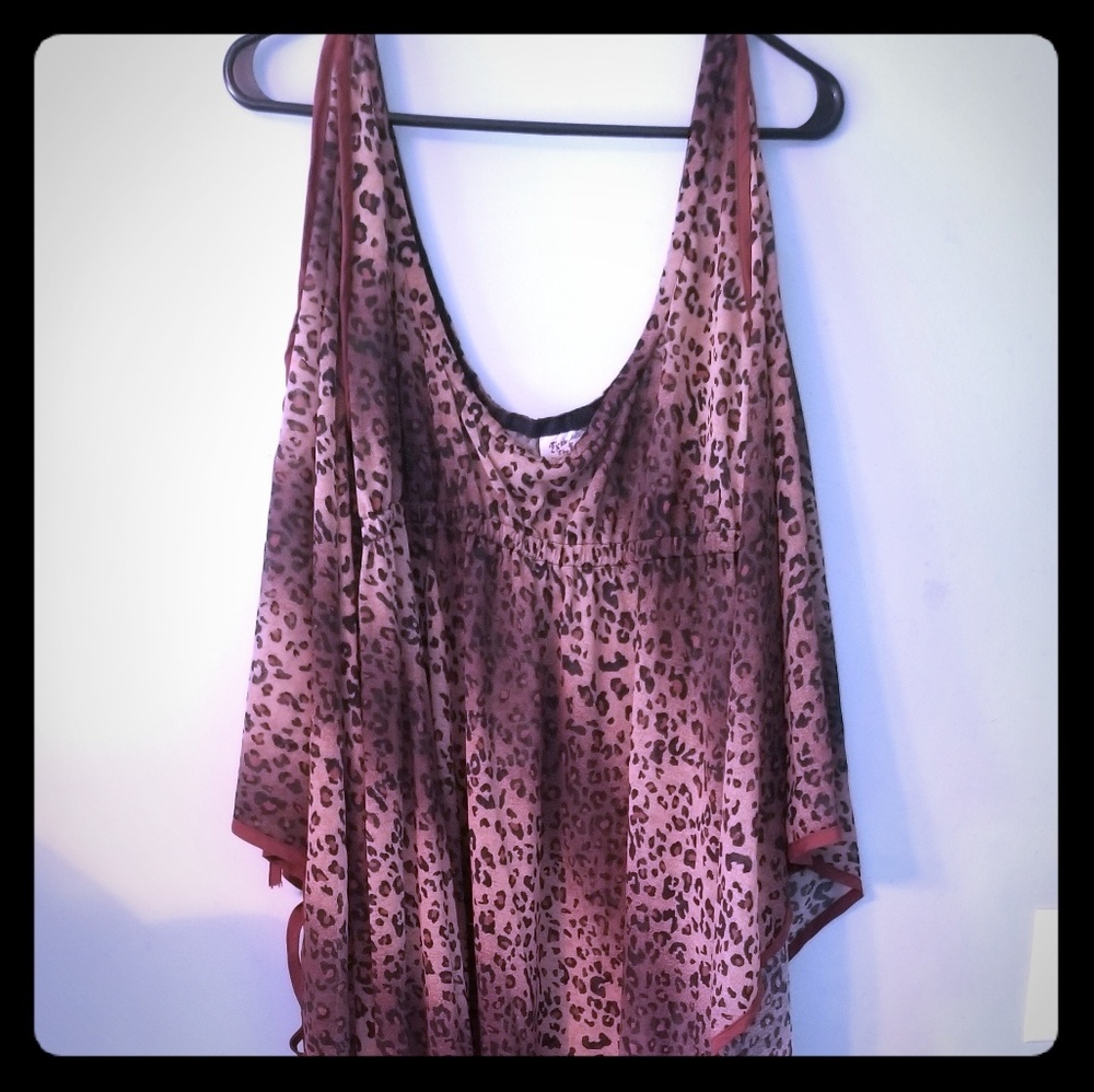 Tickle Thy Fantasy Leopart Print Pandora dress